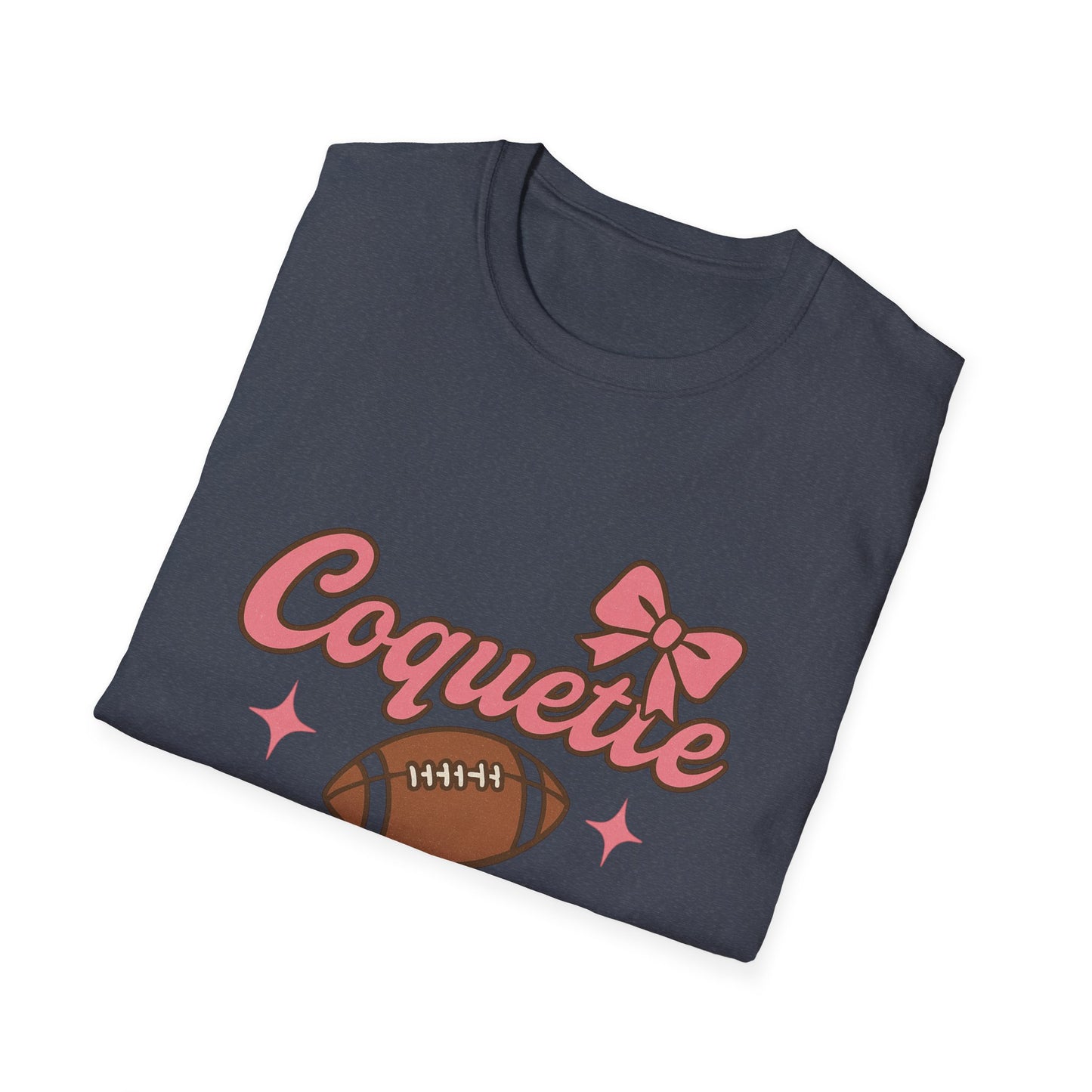 Cute Coquette Football T-Shirt