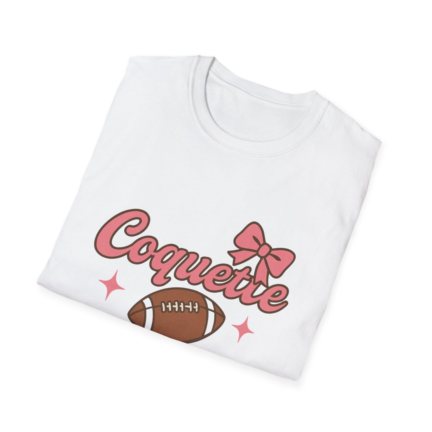 Cute Coquette Football T-Shirt