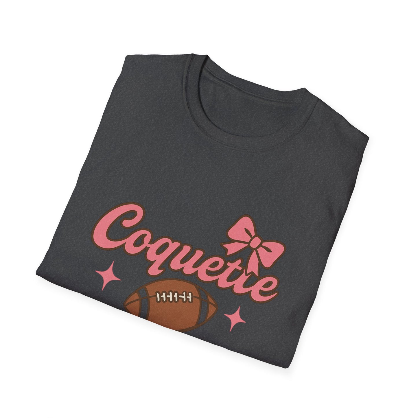 Cute Coquette Football T-Shirt