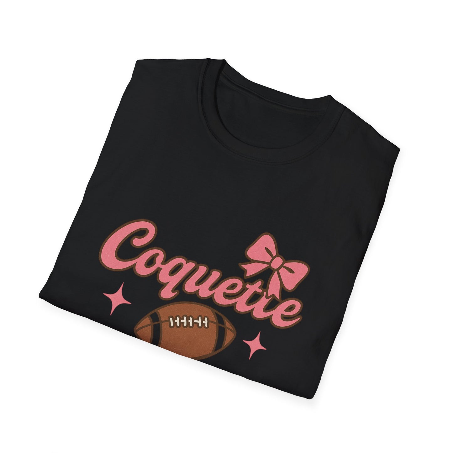 Cute Coquette Football T-Shirt