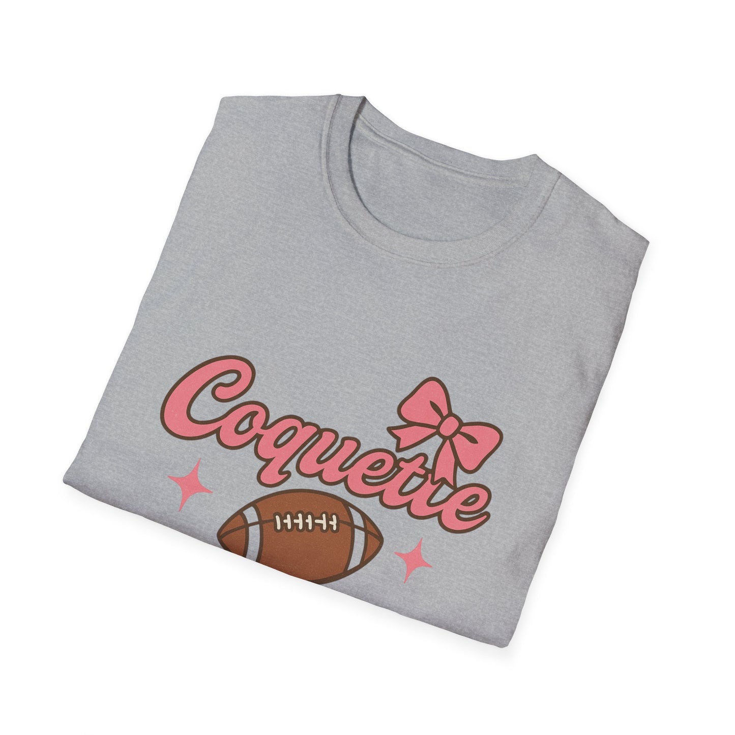 Cute Coquette Football T-Shirt