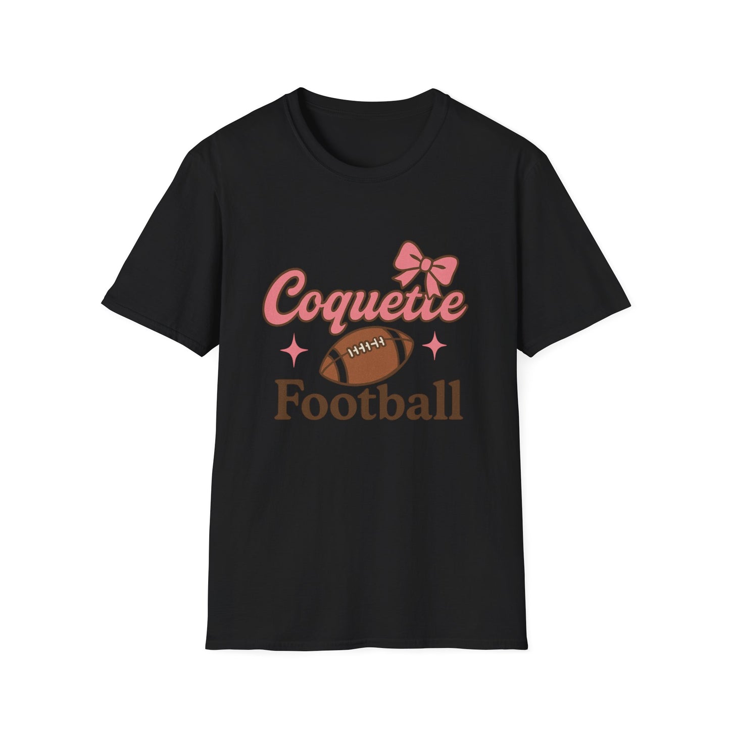 Cute Coquette Football T-Shirt